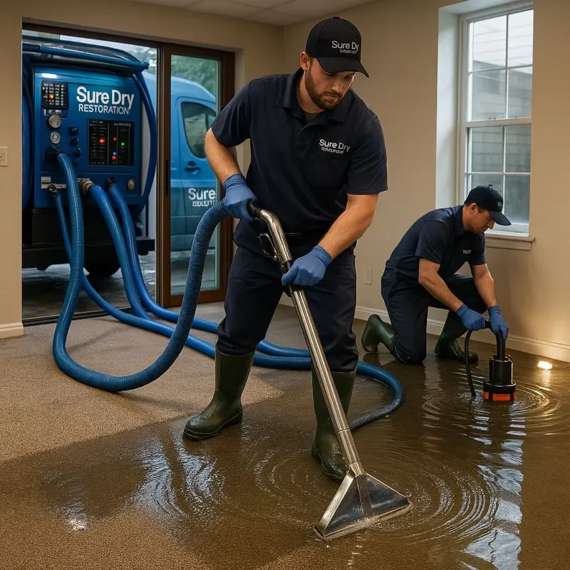 Water Extraction and Removal process in Pennsauken, NJ